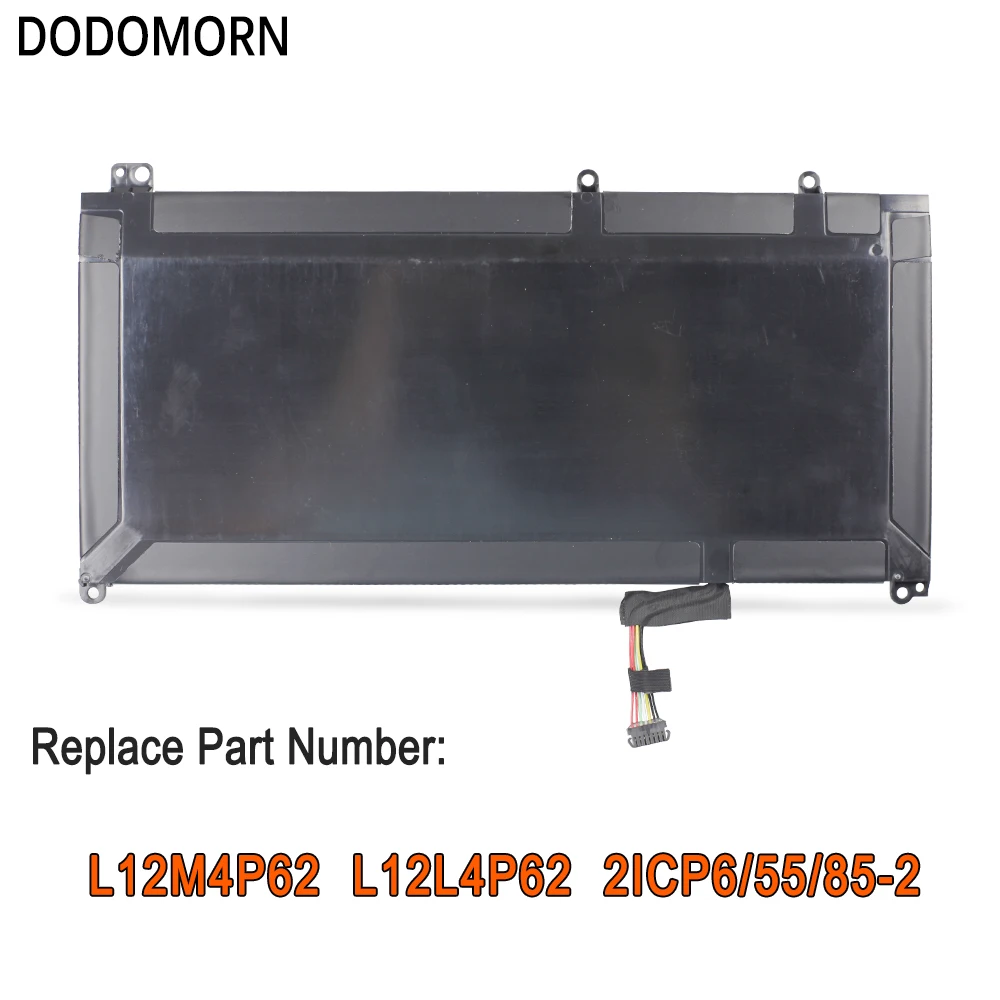 DODOMORN L12M4P62 Laptop Battery For Lenovo IdeaPad U430 U430P U530 U530P Series Replace parts L12L4P62 2ICP6/55/85-2 52Wh 7.4V