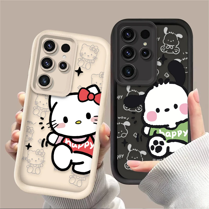 حافظة لهاتف سامسونج جالاكسي S24 S25 S23 Ultra S22 S21 Plus FE A36 A56 A26 A16 A06 A15 A25 A35 A55 5G