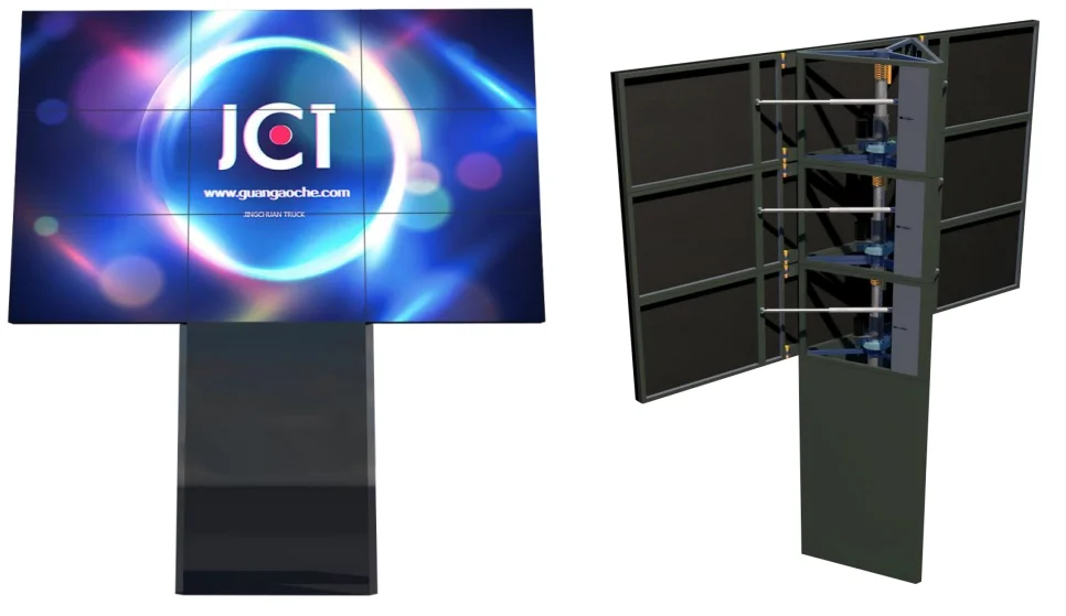 Creative Rotation Screen 150  Advertising Billboard with Led Screen