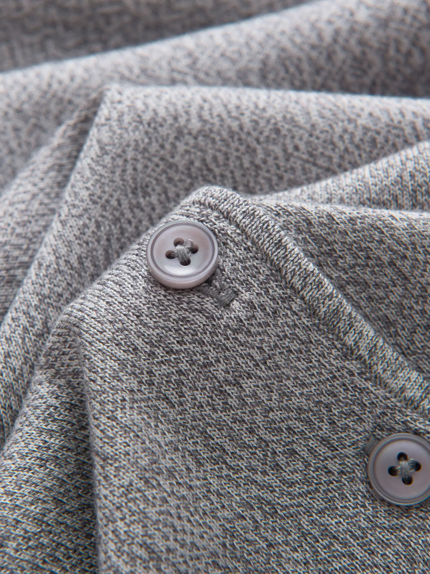 100% cashmere short sleeve T-shirt men's casual fashion Polo tie button men's shirt