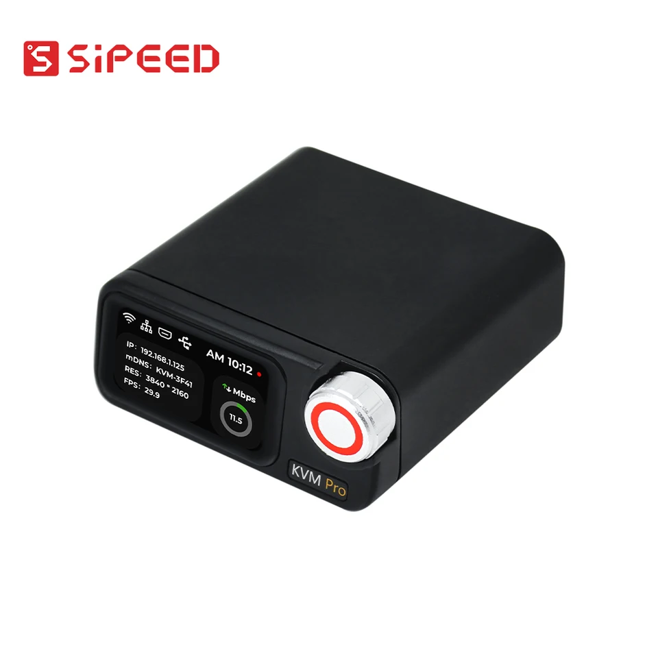 Sipeed Nano KVM-Pro Wi-Fi PoE対応モデル Sipeed NanoKVM-Pro: 4K IP-KVM over GbE/WiFi6/PoE for Server/NAS