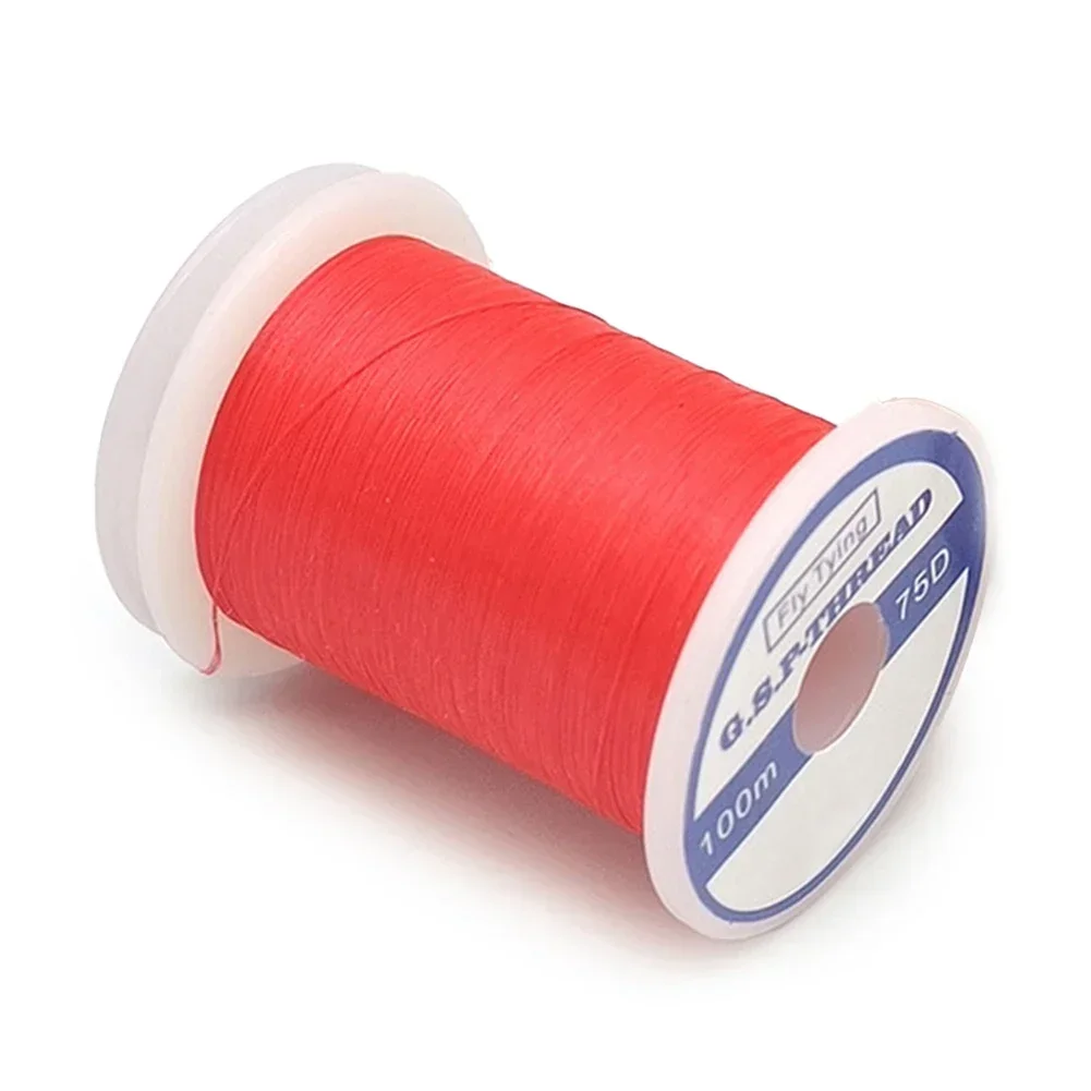 

2 100M High Strength Fly Tying Thread 75D Fly Fishing Fly Hook Fly Tying Material For Tying Fly Baits