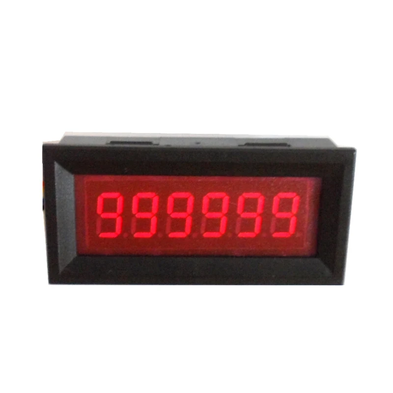 0-999999 6-digit digital Counter Panel Meter LED display digital count table Digital counter Up Plus Totalizer 8V -12V DC