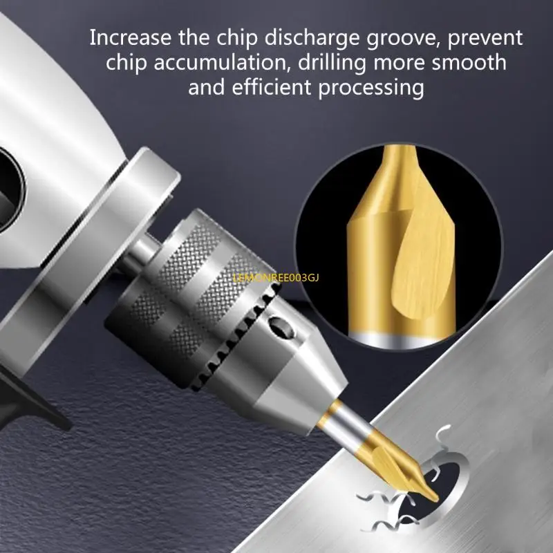 M4YC 7Pcs Center Drill Bits Set High Speed Steel Center Drill Bits Lathe Mill Combined Centering Drills Bit Countersink