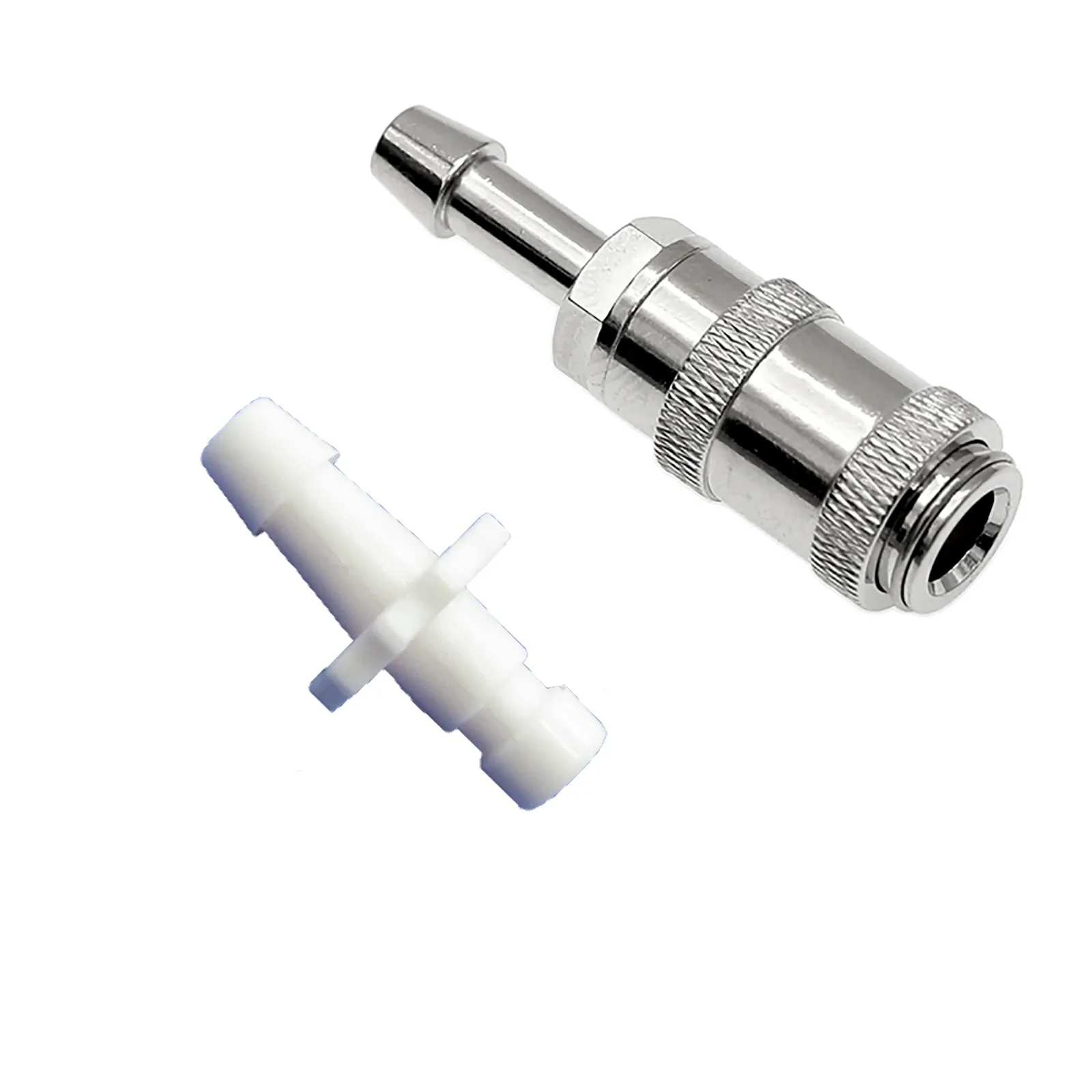 Luer taper Universal Metal Airway Connector NIBP Cuff Connector Air Hose Tube Adapter Compatible with most NIBP Cuff