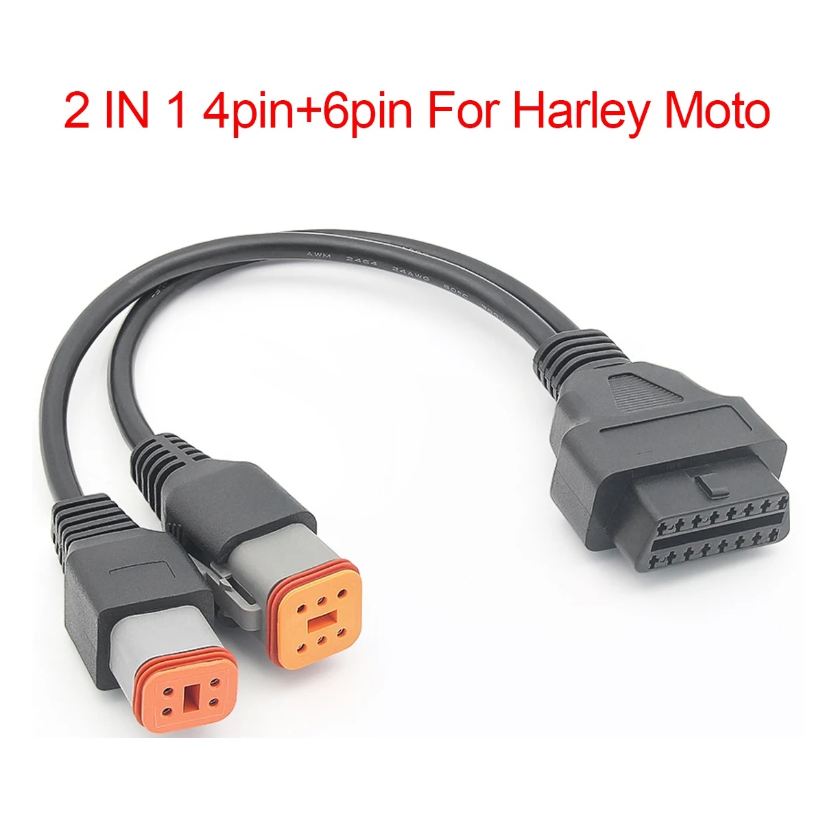 

6-контактный 4-контактный OBD2 адаптерный кабель для мотоцикла Harley/avidson OBD2 диагностический сканер адаптер соединительный кабель OBD сканер инструмент