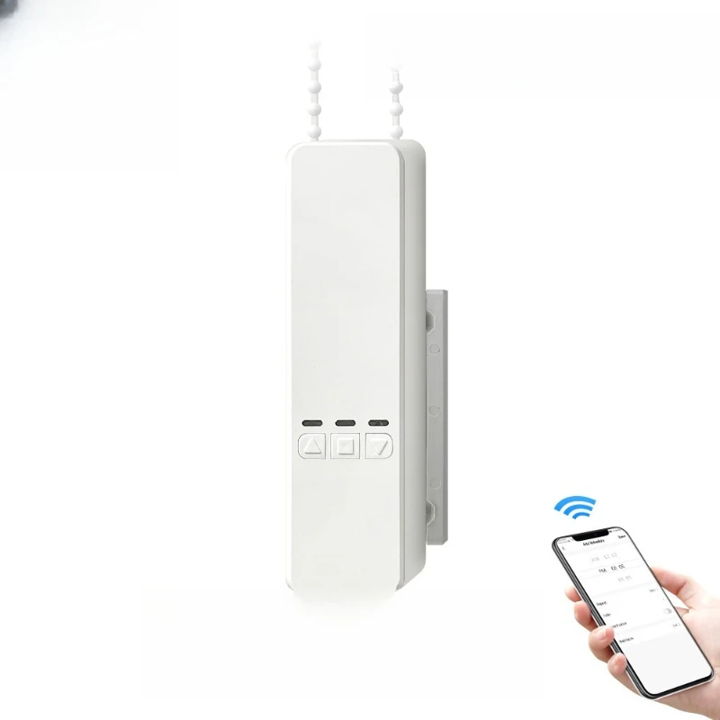 

Graffiti WiFi rolling shutter motor mobile APP control blinds pull rope home electric curtain remote control automatic