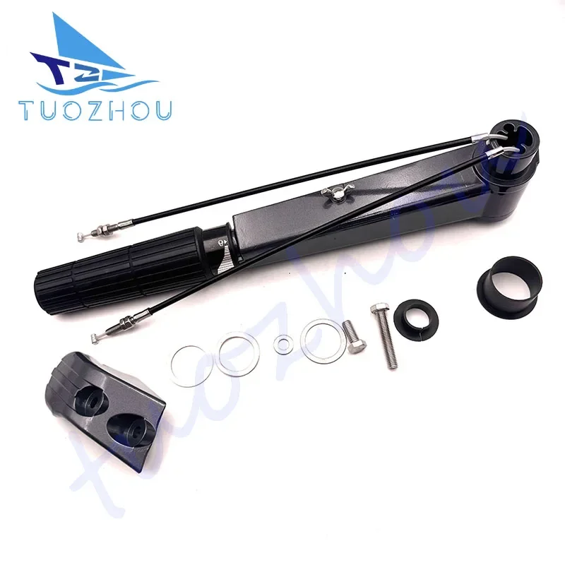 

6B4-42111-00-4D Throttle Handle Steering Assy With Cab For Yamaha Outboard Motor 2 Stroke 9.9HP 15HP 6B3 6B4-W0084 6B442111