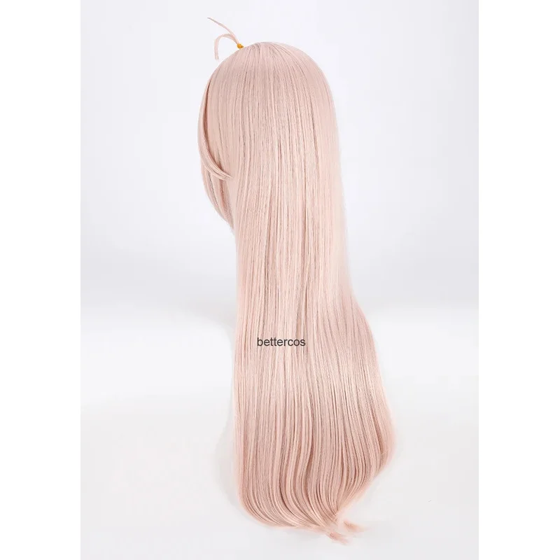 SS23Super DanganRonpa V3 Miu Iruma Cosplay 80cm de largo pelo sintético rosa resistente al calor + gorro de peluca