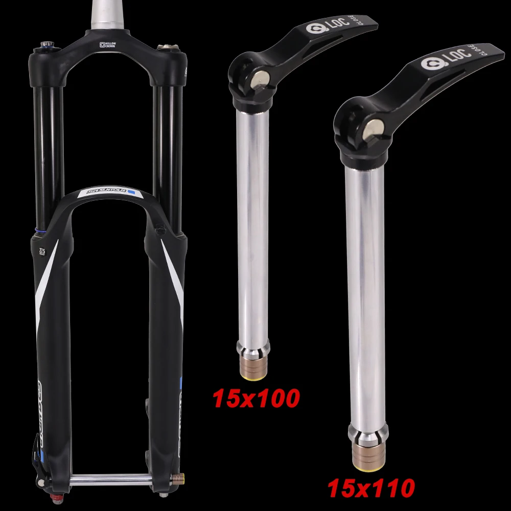 HEPPE Fahrrad Steckachse Schnellspanner 15x100mm 15x110mm MTB Vorderradnaben Schnellspanner für SR SUNTOUR 15x100 15x110 Vordergabel – Detail 7