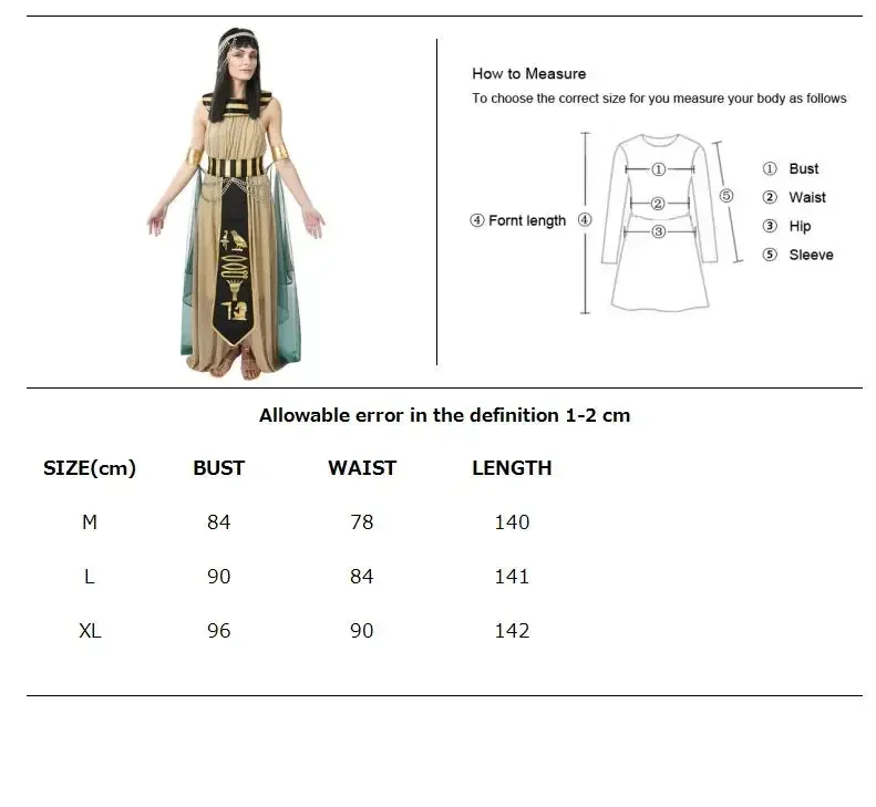 성인 여성 남성 디럭스 클레오파트라 이집트 파라오 코스튬, 할로윈 고대 그리스 여왕 판타지아 여신 팬시 원피스