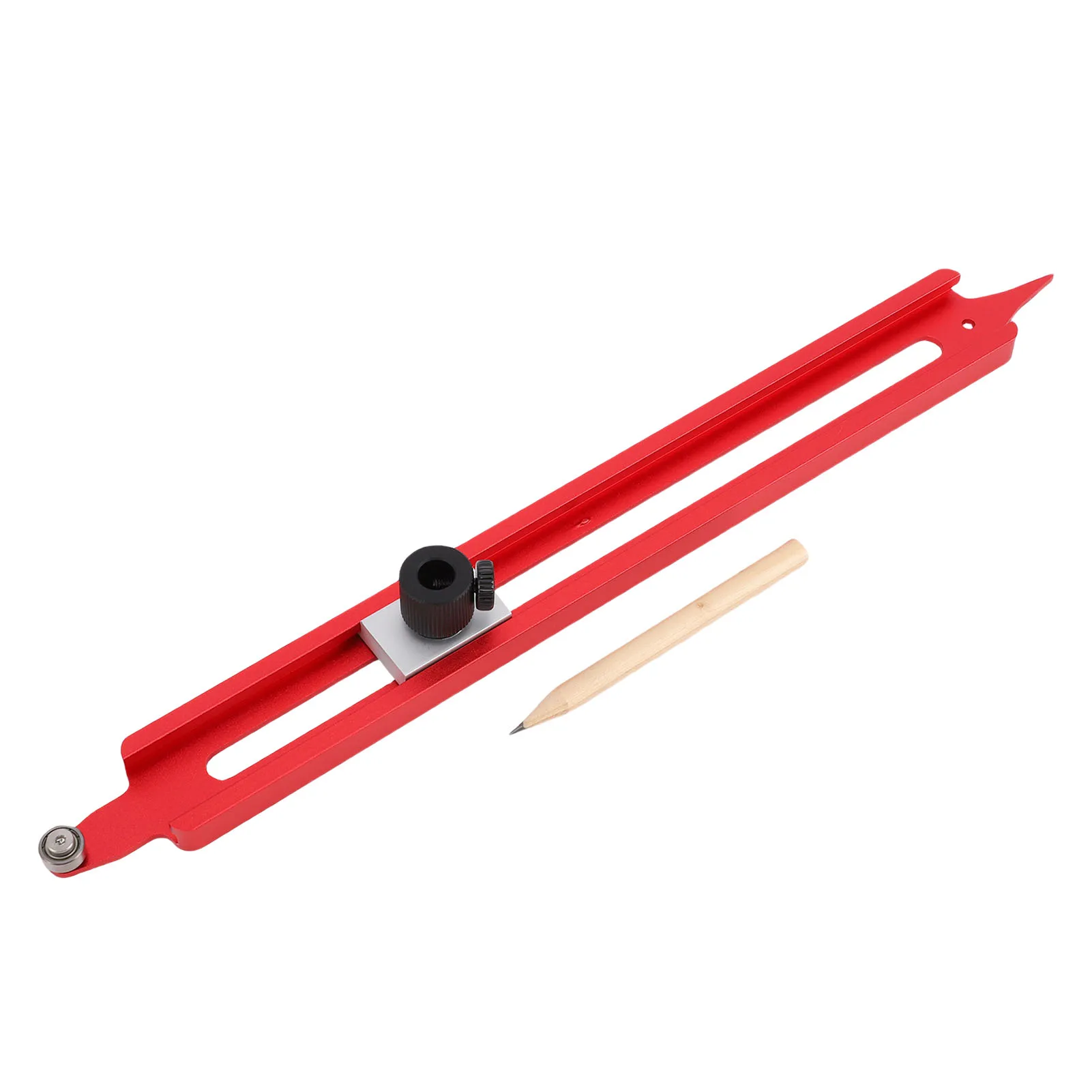 

Scribe Tool Woodworking Scribing Ruler with Pencil Holder Upgrade Measuring Scriber