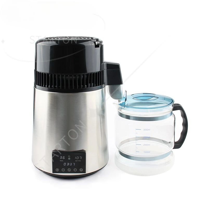 Pure Water Distiller Dental Distilled Water Machine Filter Stainless Steel Electric Distillation Purifier Jug