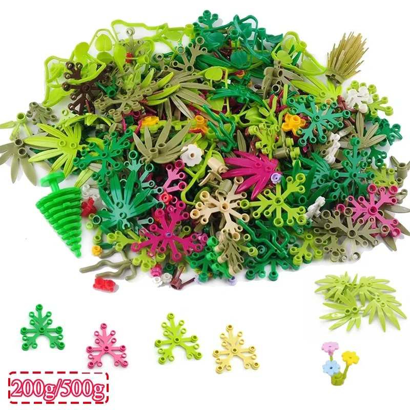 

Creative Plants Jungle DIY MOC Building Blocks Parts Tree/Flower/Grass Compatible Base Plate Assembled Toys Bricks Kids Gifts