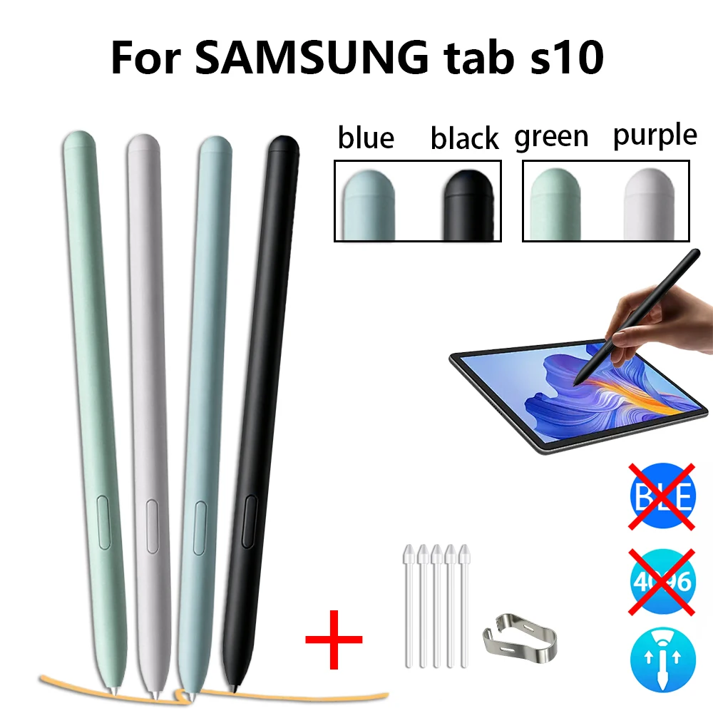 Replacement S Pen For Galaxy Tab S10 No BLE Stylus Pen For Samsung Tab S10 Writing Touch Pen, Give Away 5 Replaceable Pen Tips