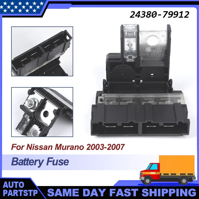 Battery Fuse Fusible Link 24380-79912 Compatible with Nissan Altima 2002-2006 Versa 2007-2015 Murano 2003-2007 Maxima 2004-2008