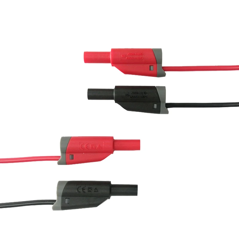 Multimeter Test Leads 4Mm Banana Plug 1000V 10A Pluggable Pure Copper Pvc Flexible Cord Pen Link Line