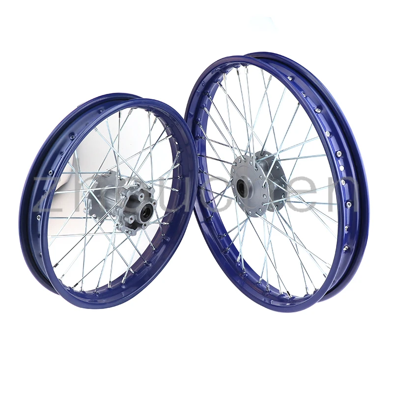 1.60x19 and 1.85x16 inch front and rear iron wheel rims suitable for KAYO HR-160cc TY150CC off-road vehicle 16/19 inch