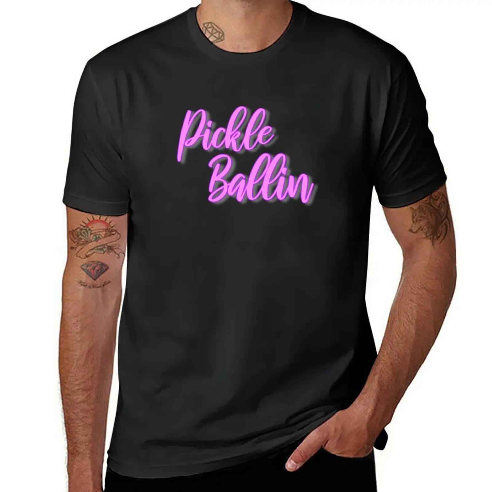 Pickle Ballin T-Shirt Aesthetic clothing customs design your own mens t shirts casual stylish