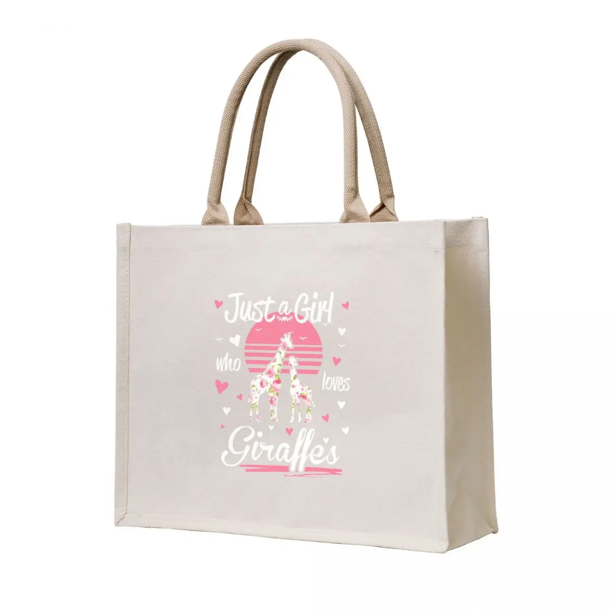 

Giraffe Girl Loves Giraffes Tote Bag shopper bag women great bag cute tote