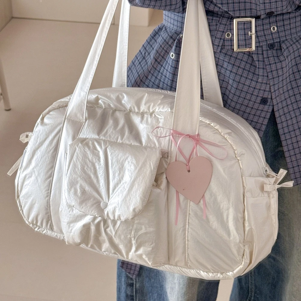 Outdoor Travel Organizer Handbags Large Capacity Luggage Bag Portable Clothes Storage Tote Bag Shoulder Bag
