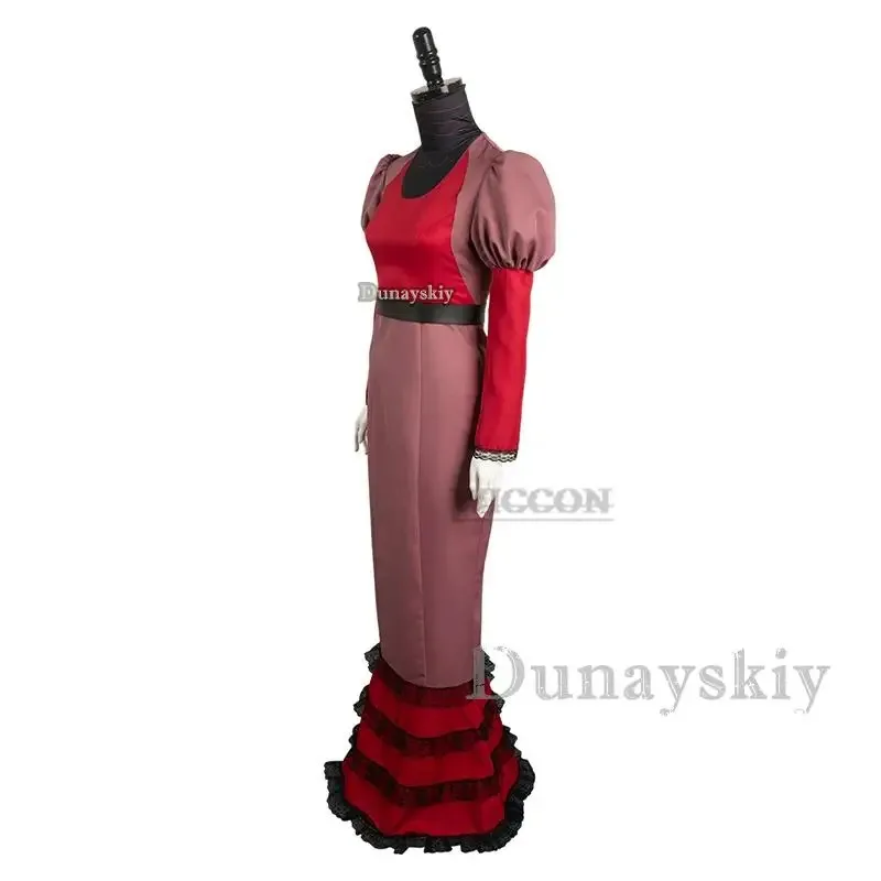 

Хазбин Рози Красное Платье Оверлорд Одяг Лолита Аниме Косплей Костюм Женский Необычный Хэллоуин Вечеринка Взрослый Outfita; 6'x,9;