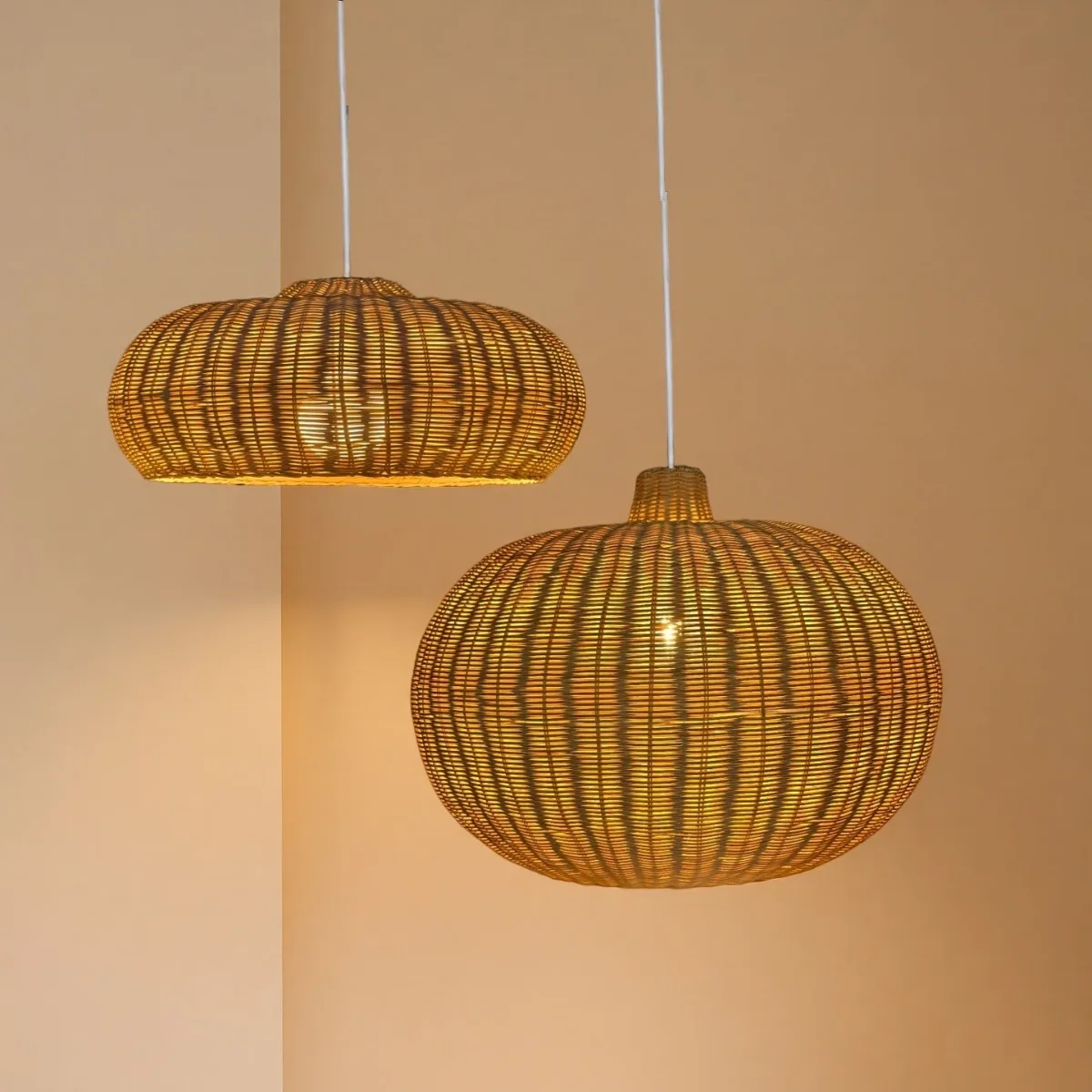 

JOYINLED Wabi Sabi Vine Weaving Art Chandelier Retro Countryside Lighting Southeast Asian Restaurant Homestay e27 hanging Lamps