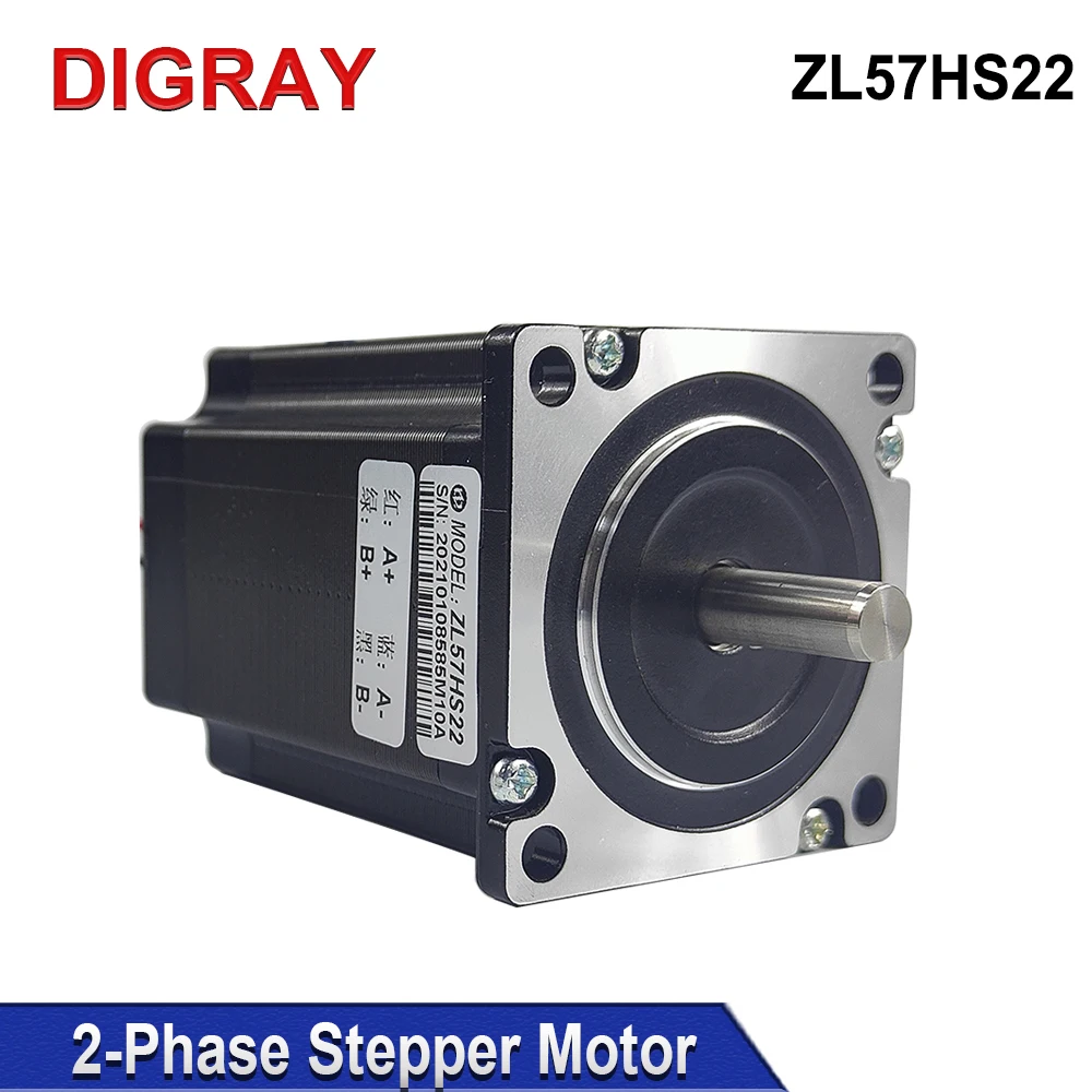 DIGRAY 2 phase 57 Stepper Motor ZL57HS22Φ8 For 3D Printer CNC Laser Engraving Rotary Device