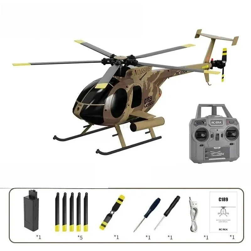 

L Helicopter TUSK MD500 Dual Brushless Simulation Model 6-Axis Gyro Simulation Model Toys