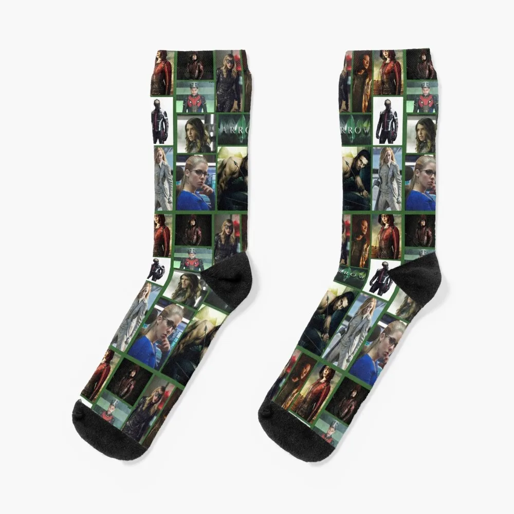 Arrow Socks floral winter thermal cute Socks Women's Men's