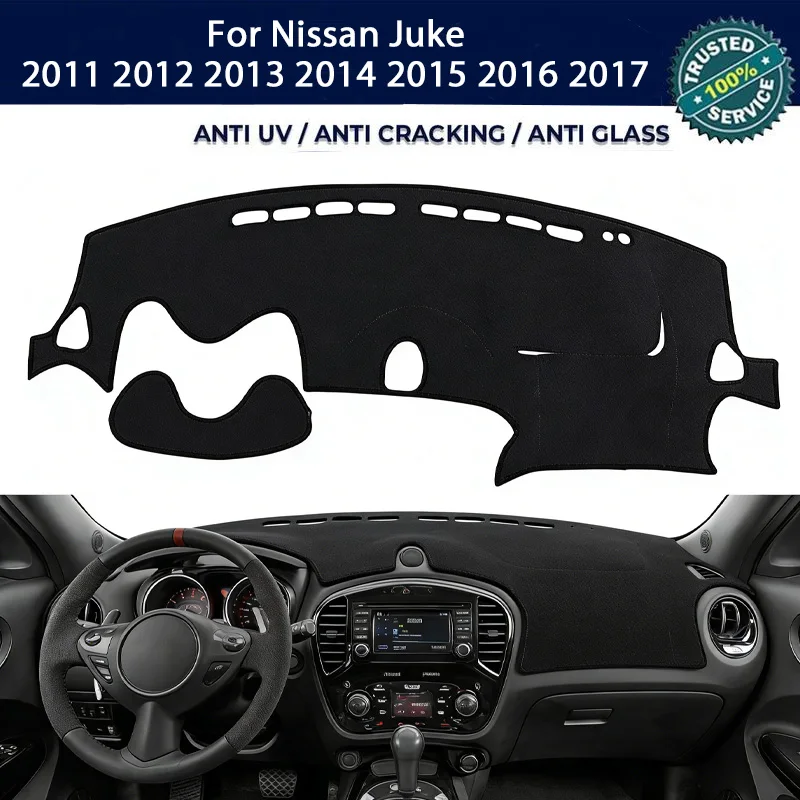 

Custom Anti-UV Dashboard Cover Dash Mat Protector Pad For Nissan Juke 2011-2017 Center Console Accessories Sunshade