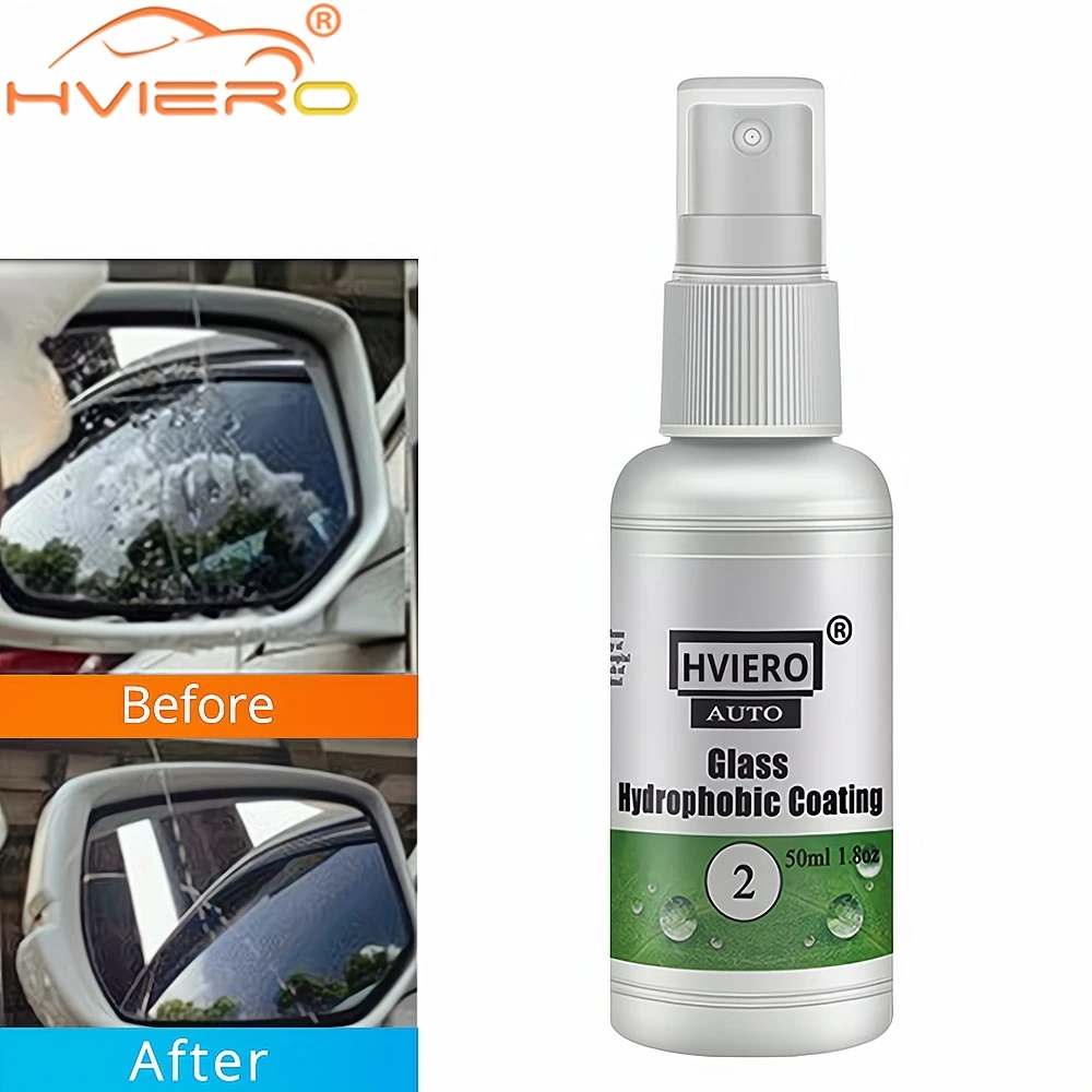 

20ml/50ml/100ml Car Glass Remove Rainproof Agent Nano Hydrophobic Polisher Coating Tools Rearview Clean Paint Care Polishes Wash