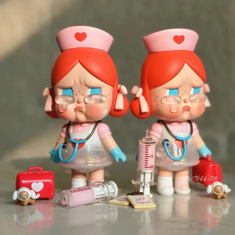 

Подлинная фигурка Crybaby Healer Primary Color Series, милая аниме-фигурка Crybaby, модель куклы, коллекция игрушек, мультяшный декор, подарок