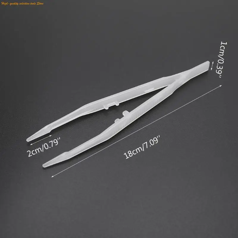 203F Amphibian Feeding Tweezers Plastic Pliers Long Handle for Pet Aquariums