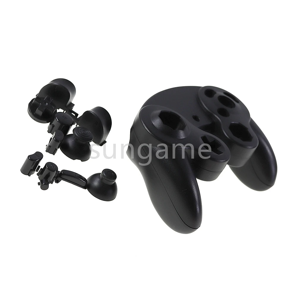 10sets For NGC Controller Housing Shell Cover Case with Button Replacement Parts Game Handle Protective Accessories