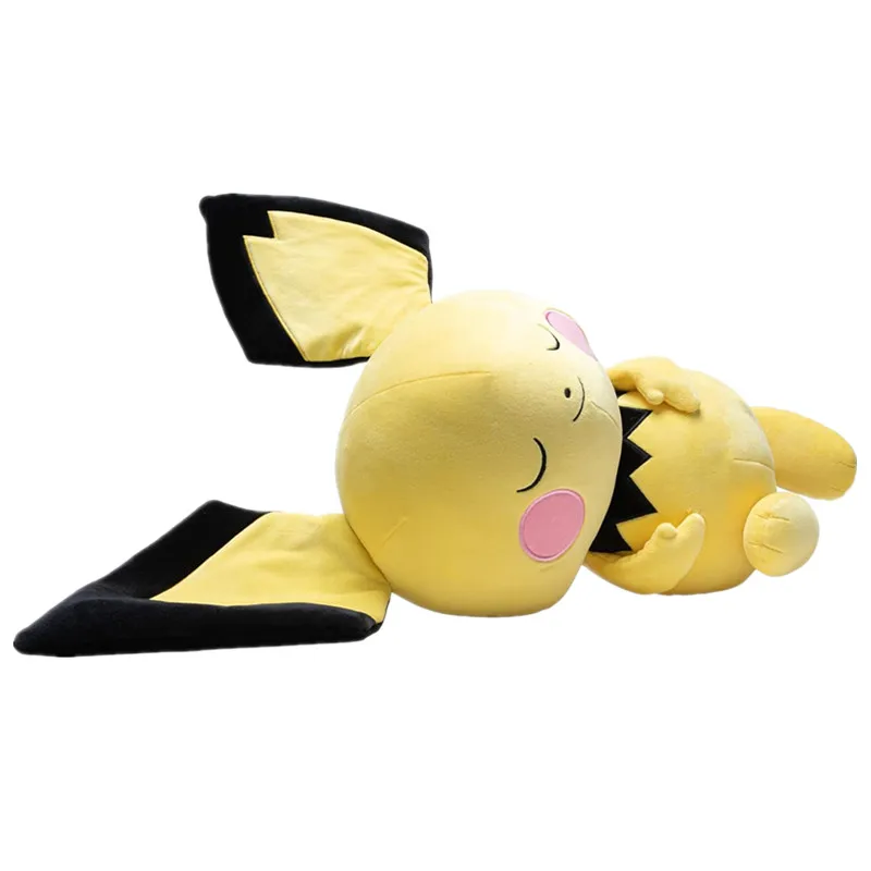 Pokemon Plushies Doll Kawaii Sleep Pichu Pikachu Anime Stuffed Animals Fnaf Movies Plush Toy Big Size Christmas Gifts For Kids