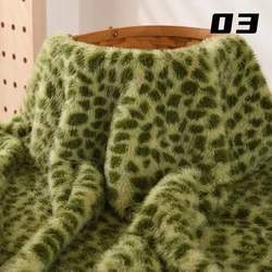 50X160Cm Faux Fur Animal Long Pile Fabric Deer Zebra Leopard Craft Clothing Bag Doll Diy Warm Soft Coat Fashion Fursuit Costume