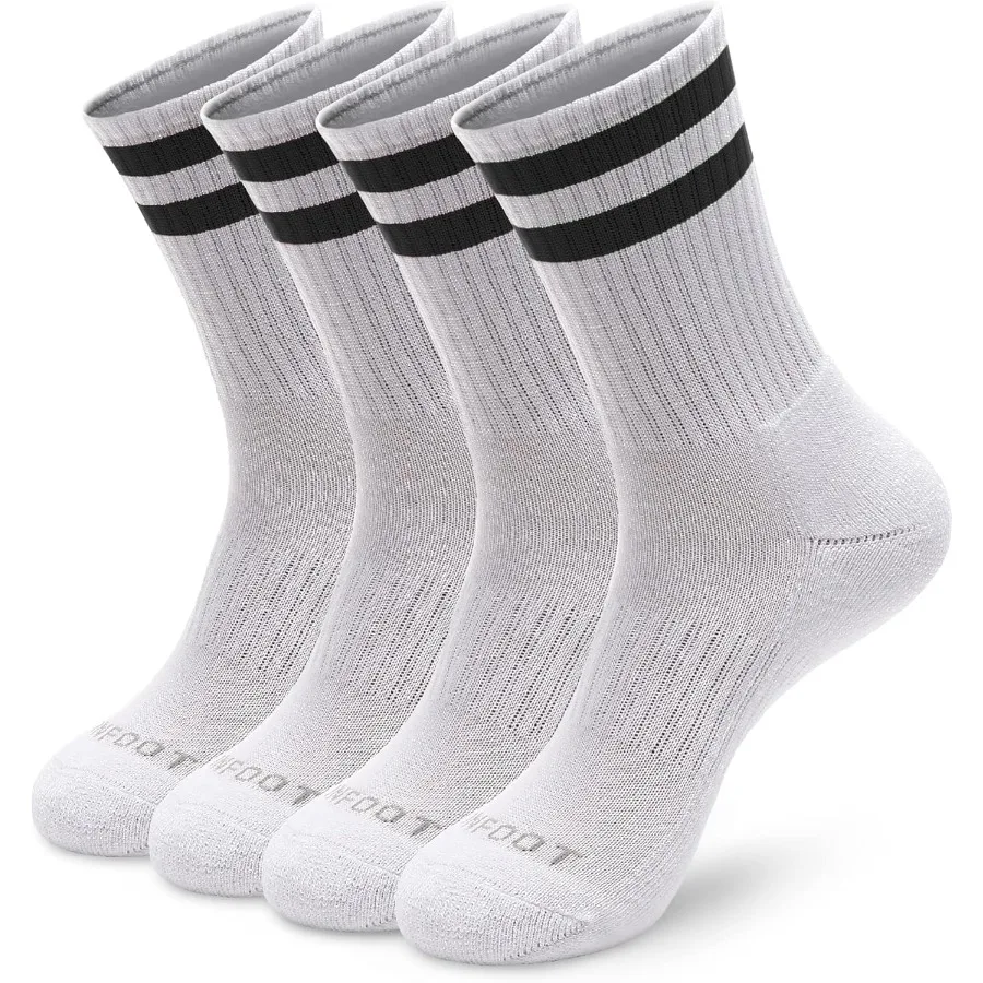 48 pares de calcetines deportivos con cojín multipack para hombres y mujeres, ideales para entrenamiento deportivo, correr, gimnasio, entrenamientos, senderismo y diario
