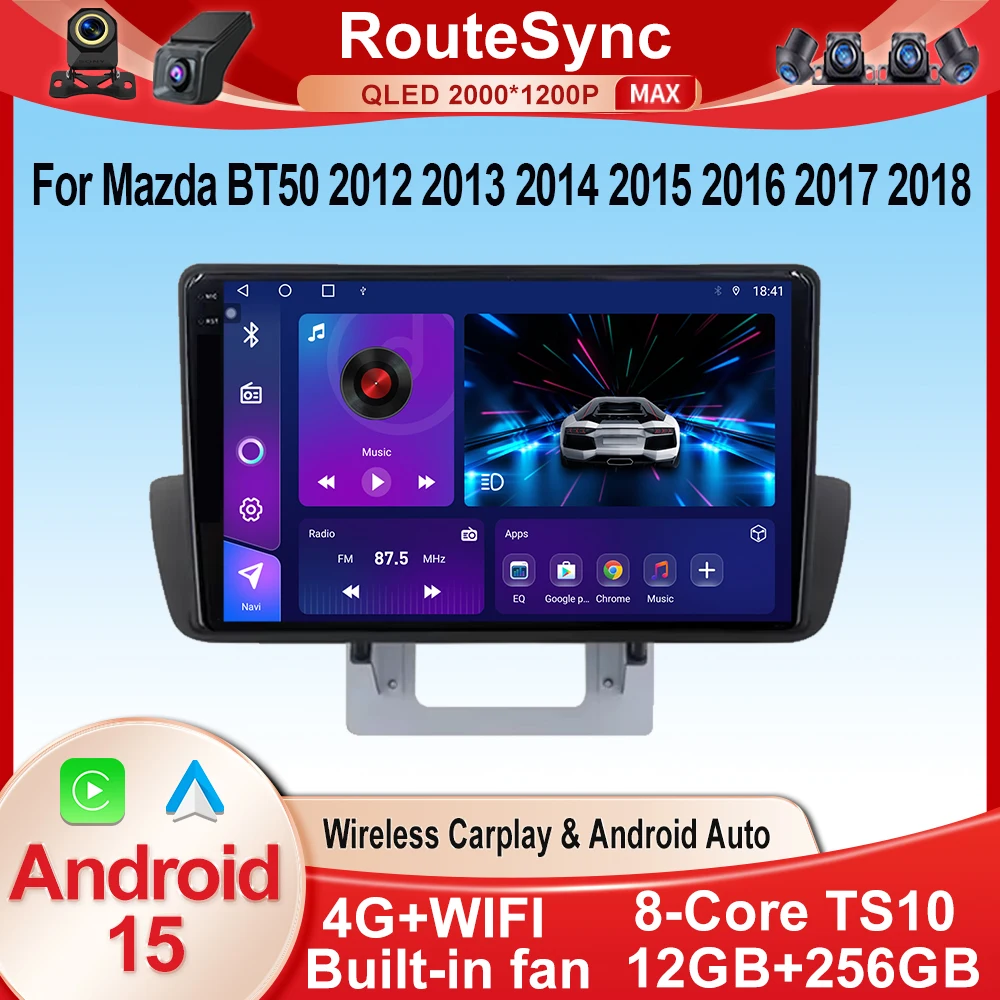 Автомобиль Android 15 для Mazda BT50 2012 2013 2014 2015 2016 2017 2018 Автомобильный радиоприемник Мультимедийный видеоплеер Навигация GPS WiFi Без 2Din Автомобиль Android 15 для Mazda BT50 2012 2013 2014 2015 2016 2017 2018 Автомобильный радиоприемник Мультимедийный видеоплеер Навигация GPS WiFi Без 2Din