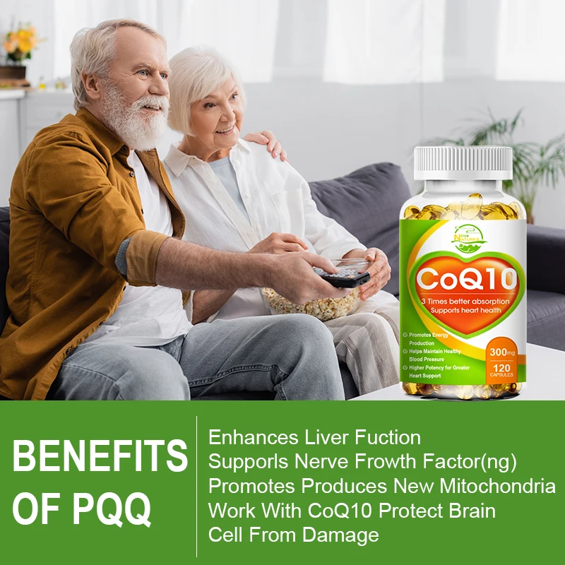 NATURE\'S LIVE CoQ10 Coenzyme Q-10 Coenzyme Heart Health Energy Support Antioxidant Softgels