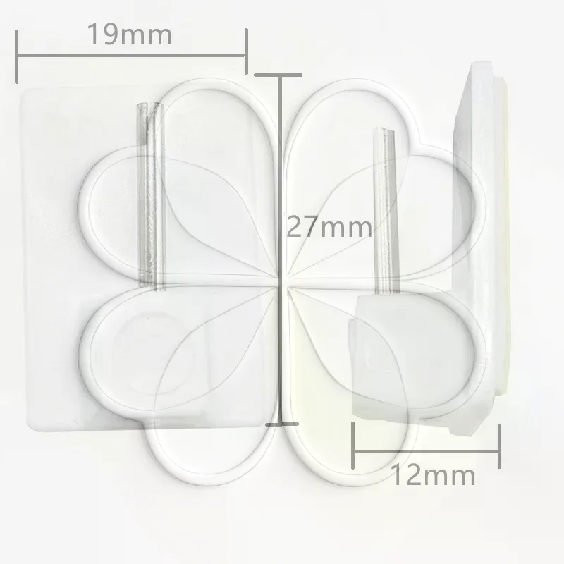 5/10Pcs Residue-free Self Adhesive Wall Hooks No Drilling Traceless Hangers for Kitchen Bathroom Curtain Organizer
