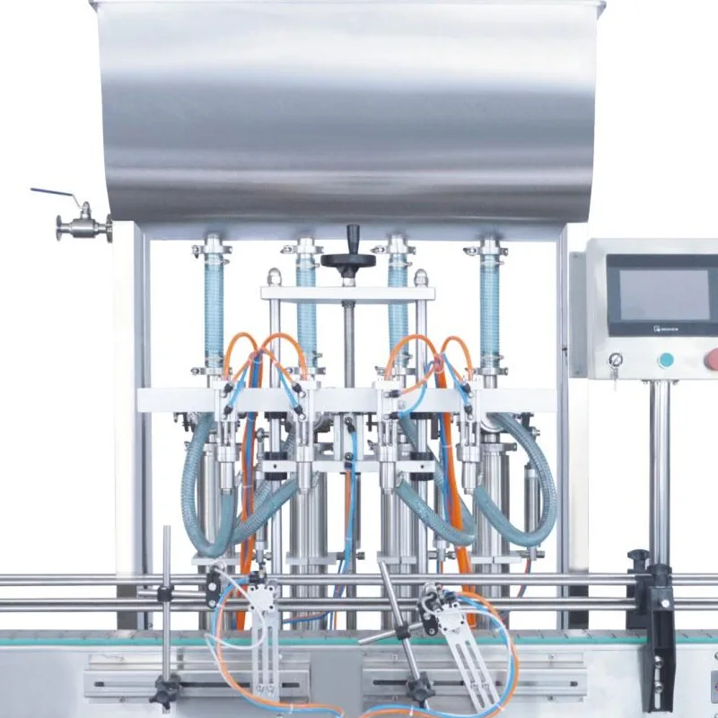 for Fully Automatic Paste Filling Machine Shampoo Cream Honey Sauce Straight Filling Machine Can Be Equipped with Assembly Line