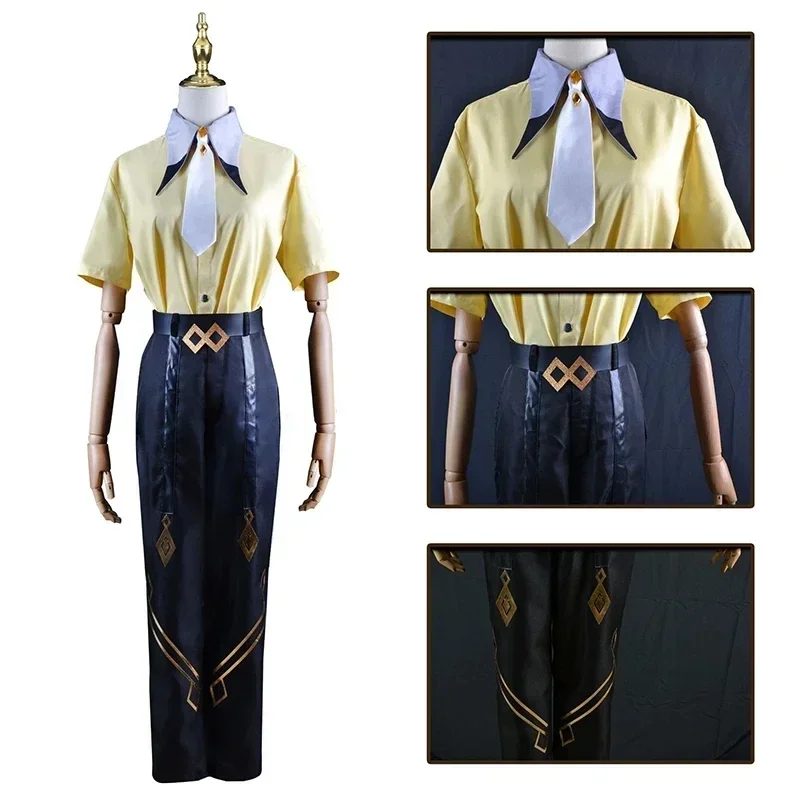 QQ8 Game Genshin Impact Zhongli Косплей Костюм Zhong Li Полный комплект Liyue Morax Zhong Li Одежда Comic Con Аниме Косплей 5Lk¥
