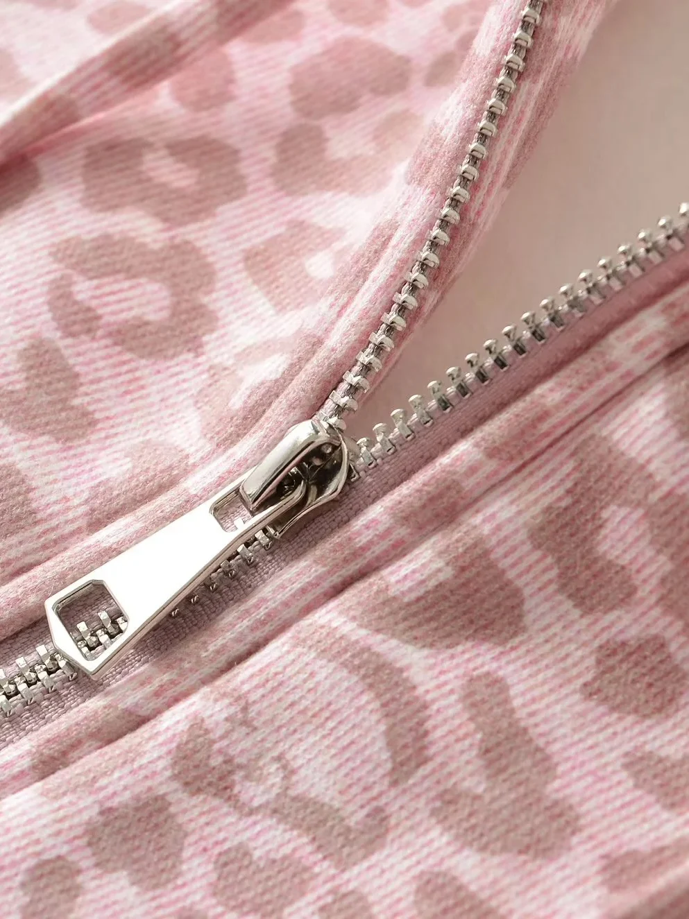 American Street Sle Felpa con cappuccio foderata con stampa leopardata e vestibilità ampia da donna, capispalla caldo con cerniera, abbigliamento casual