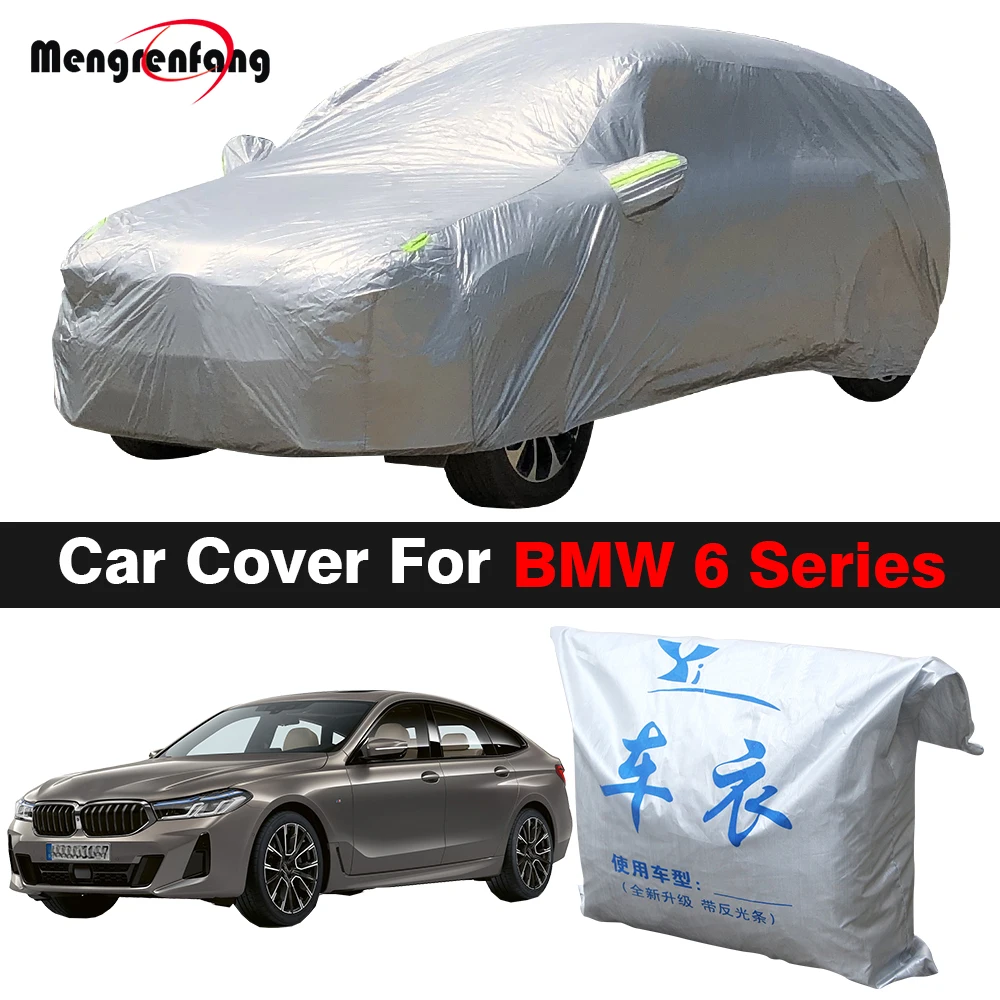 Full Car Cover Anti-UV Sun Shade Rain Snow Dust Protection Auto Cover For BMW 6 Series 630i 640i 650i 645Ci 640d 620d 630d 635d