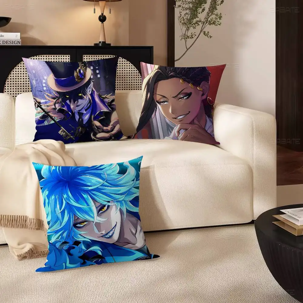 Game T-Twisted-Wonderlands Pillowcase toon Gift Cushion Cover Bedroom Home Sofa Chair Seat Decor pillow case