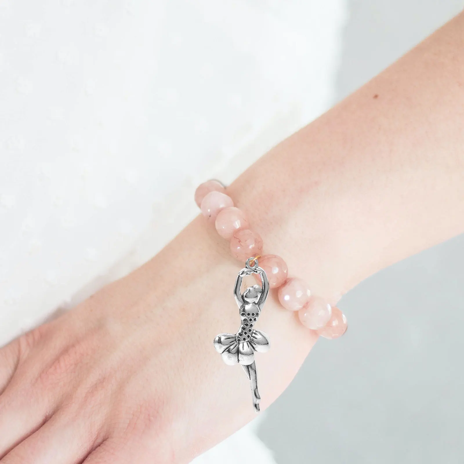 

20Pcs Alloy Ballet Jewelry Charms Durable DIY Pendant for Necklace Bracelet Craft Accessories Elegant Dance Pendants