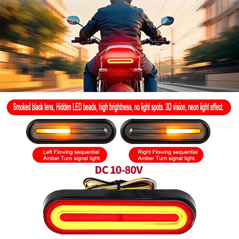 �y�Z�[�����z12/24V 3in1 �o�C�N�pLED�e�[�����C�g �E�C���J�[ DRL�����v �����j���O���C�g �t�F���_�[�t���b�V�� ���b�h ���A�u���[�L�X�g�b�v���C�g