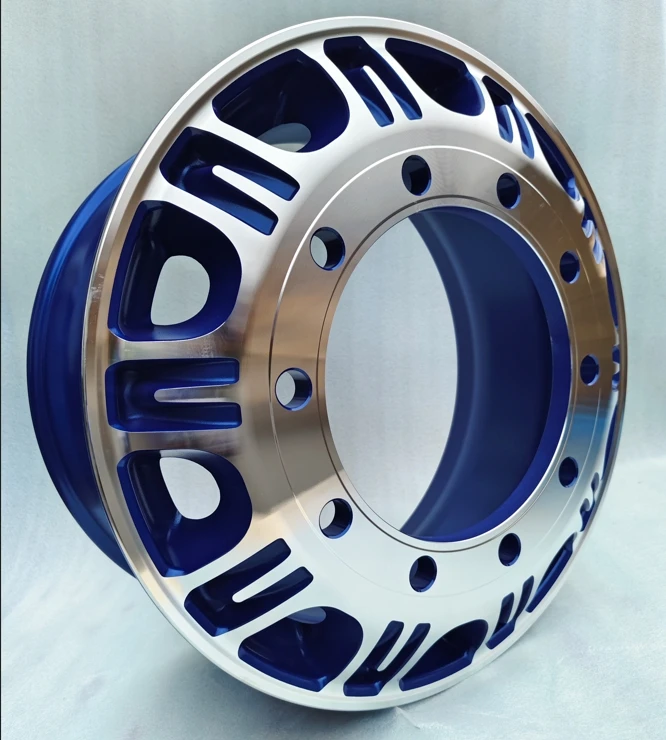 

Hot-selling Customized Both Side Green Color Heavy Duty Rims 22.5x9.0 Inch PCD 10x285.75