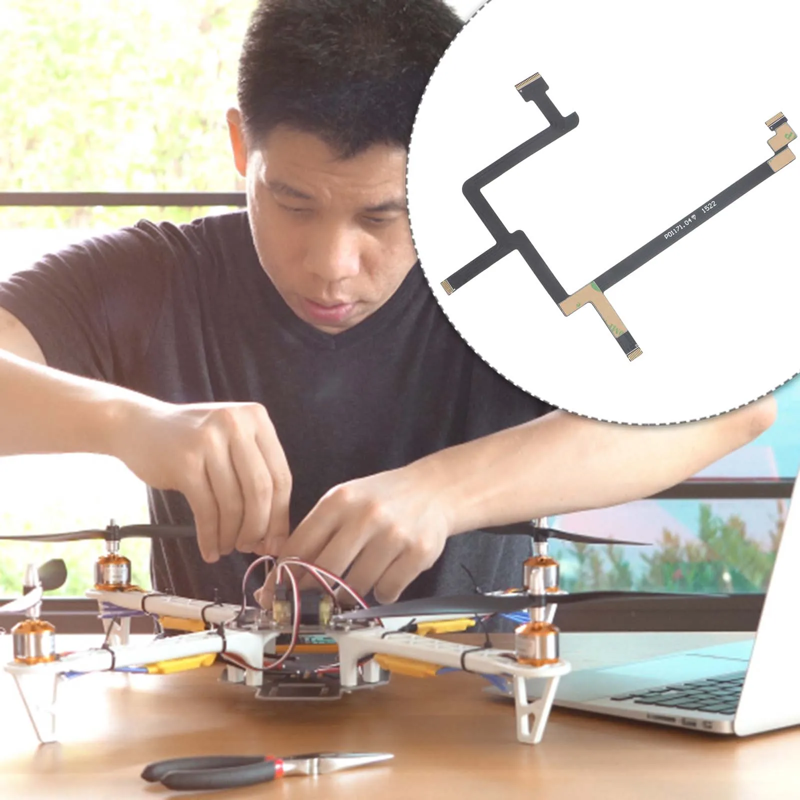

Gloss-table Cable Gimbal Flexible Signal Transmission Line Drone Ribbon Accessories Flat Part